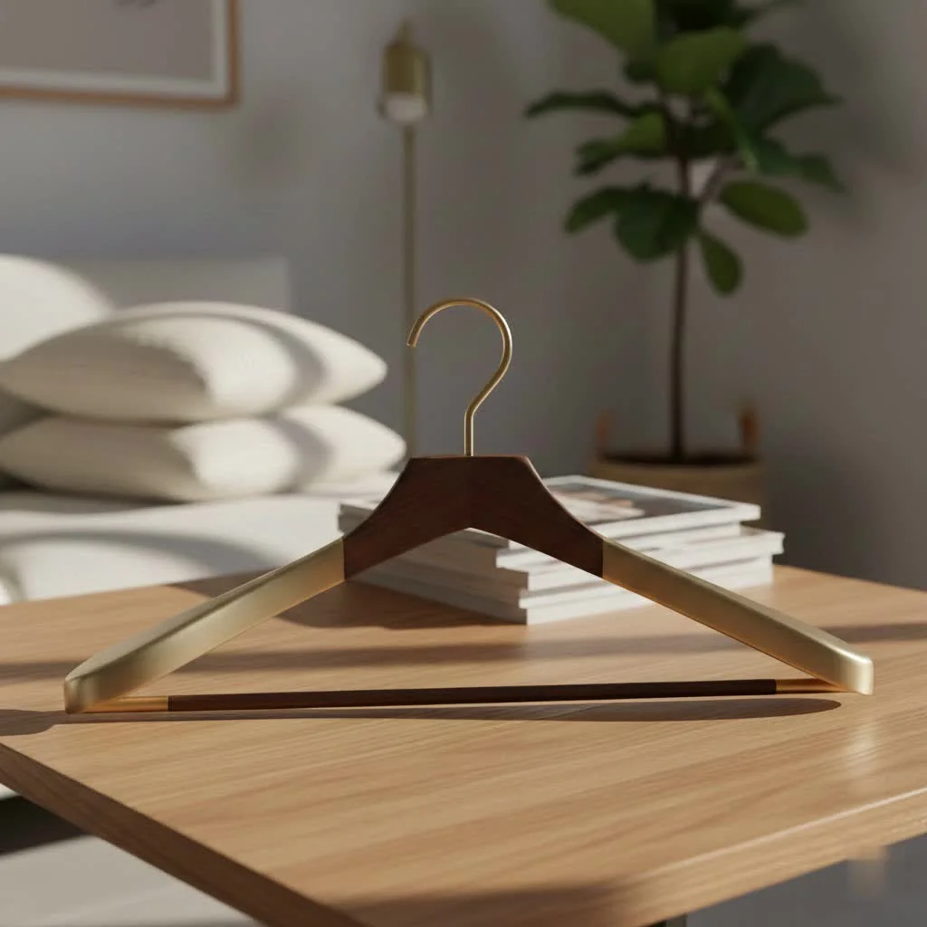 Over-the-door clothes hanger for hidden storage