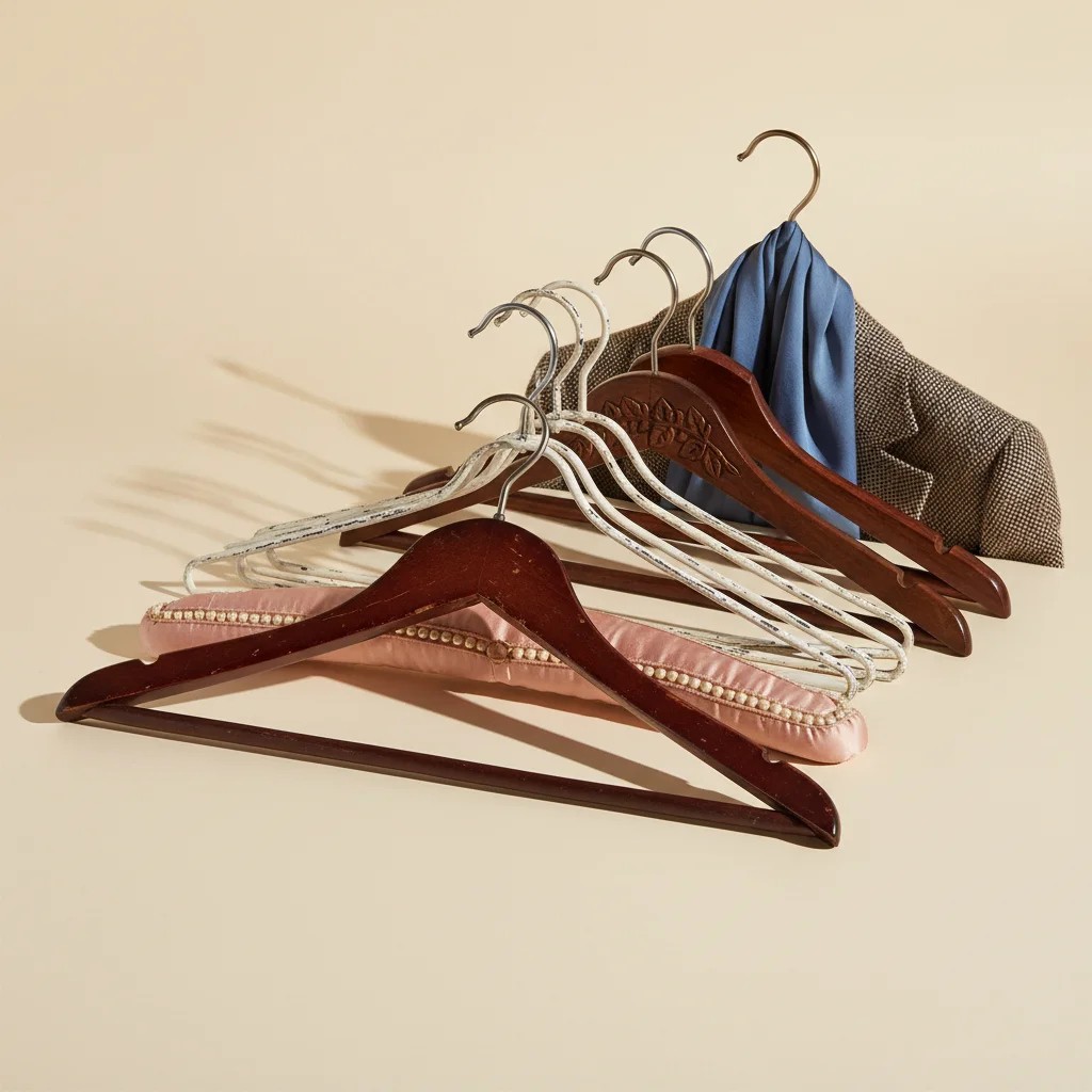 Improve Your Wardrobe: The Timeless Appeal of Vintage Clothes Hangers