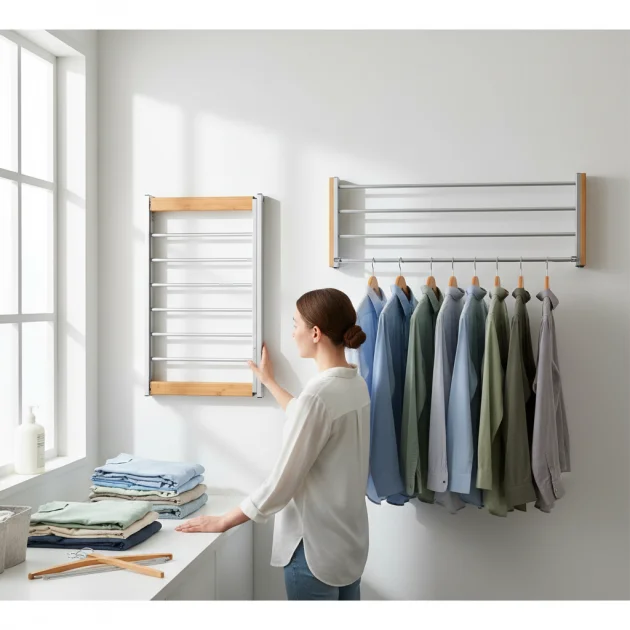 Folding Clothes Hanger Racks: The Ultimate Space-Saving Laundry Solution