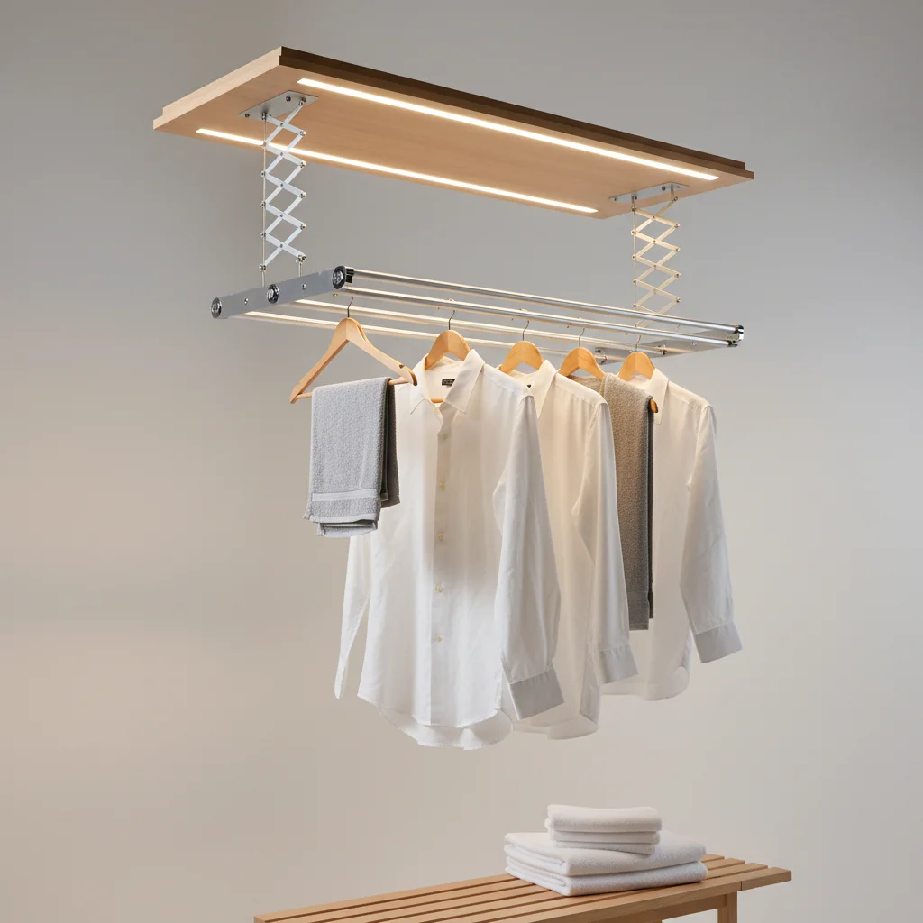 Improve Your Laundry: The Ultimate Guide to Ceiling Mounted Clothes Hangers
