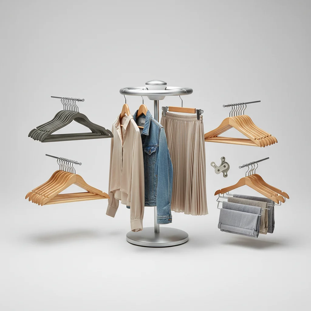 Maximize Your Wardrobe: The Essential Guide to Rotating Clothes Hangers